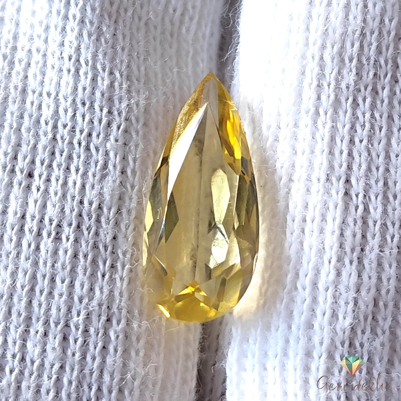 Citrine Pear Faceted Cut Stone 13×6MM 2 Cts.