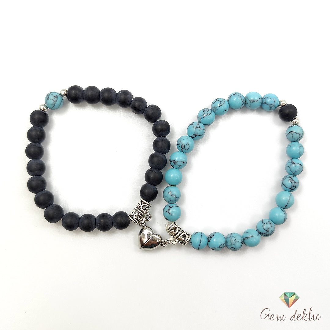 Fashion Frill Magnetic Couple Bracelets