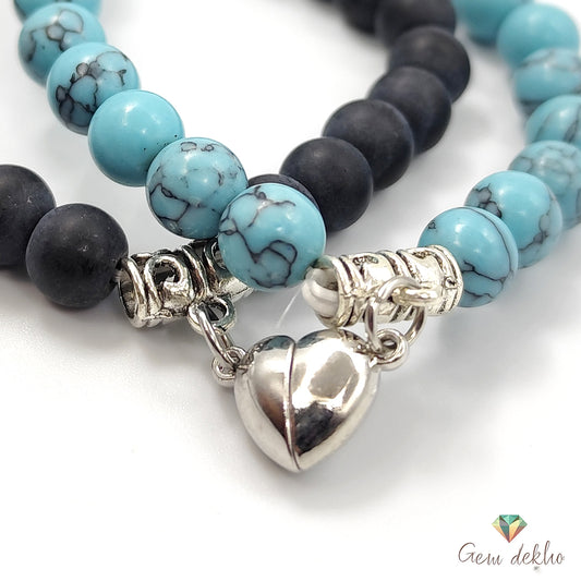 Fashion Frill Magnetic Couple Bracelets