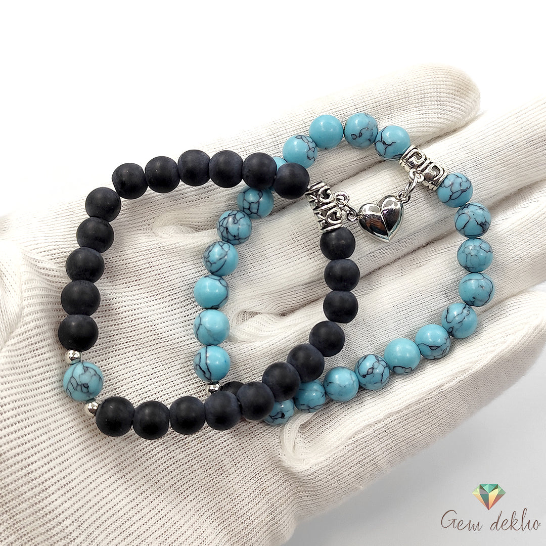 Fashion Frill Magnetic Couple Bracelets