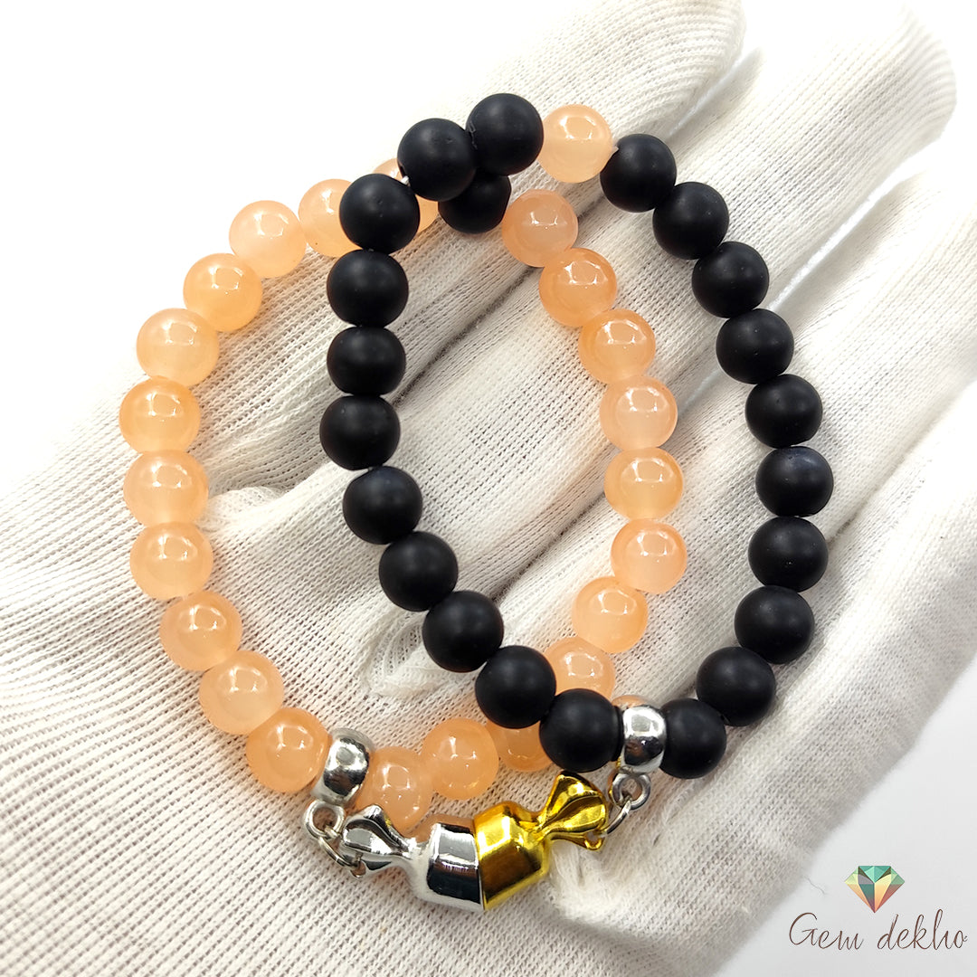 Fashion Frill Magnetic Couple Bracelets