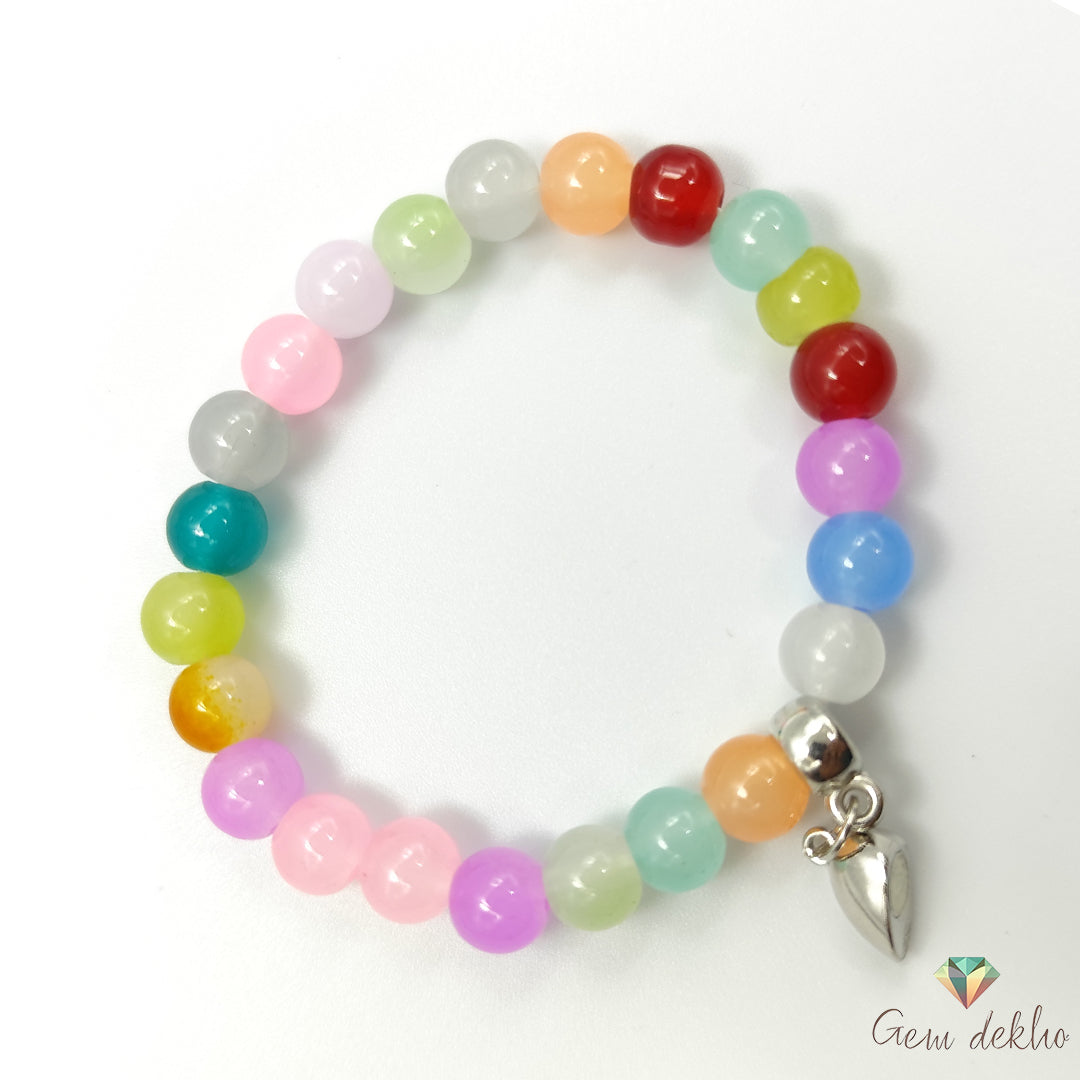 Colorful Heart Magnetic Couple Bracelets