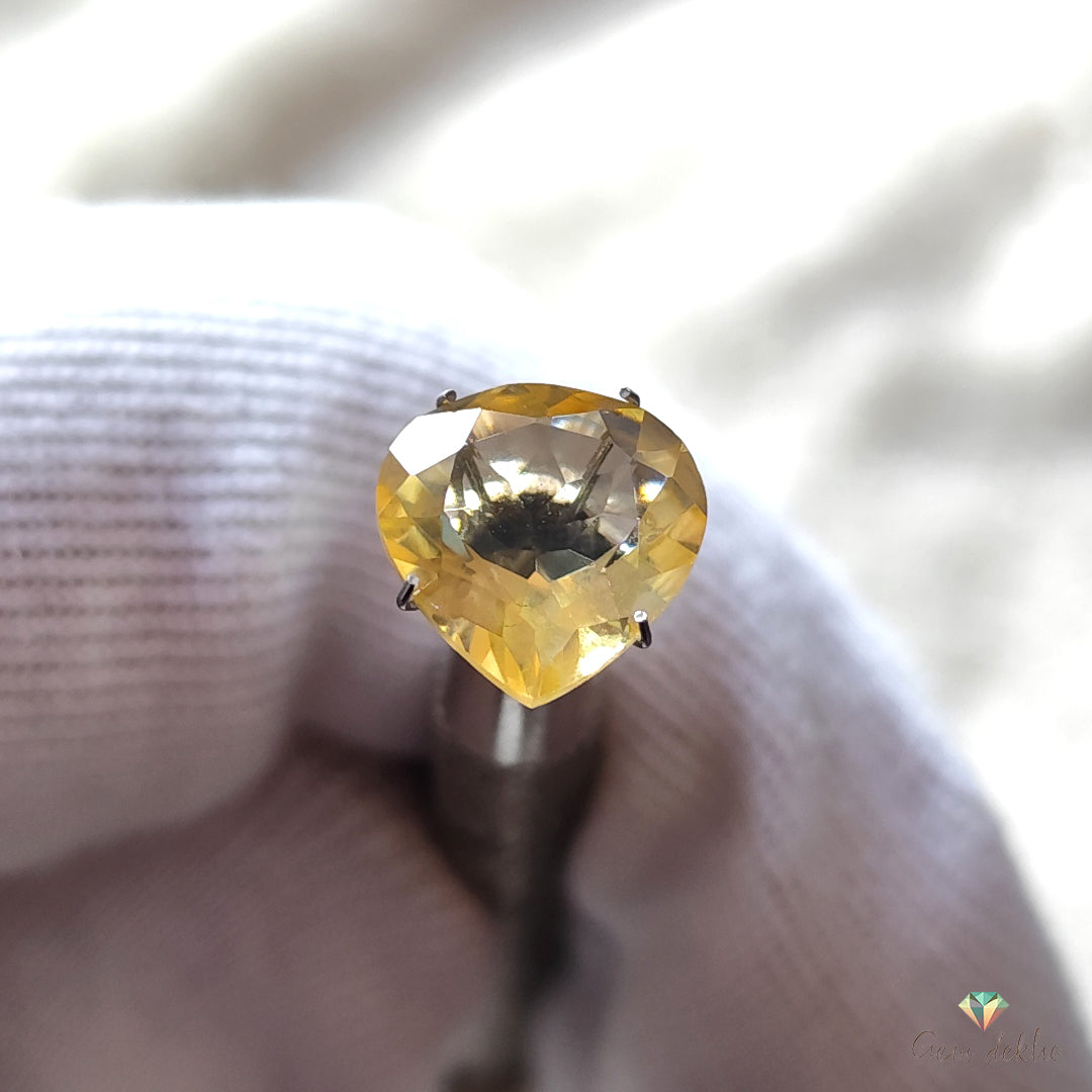 Citrine Pear Faceted Cut Stone 12×12MM 4.70 Cts.