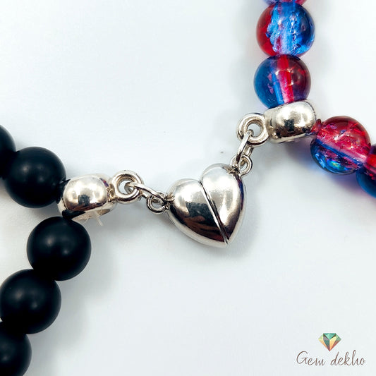 Colorful Love Charm Magnetic Couple Bracelets