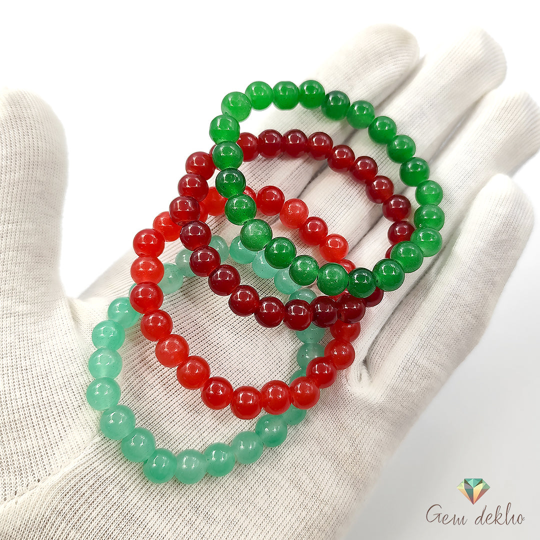 Multicolor Beads Bracelets Combo Set of 4