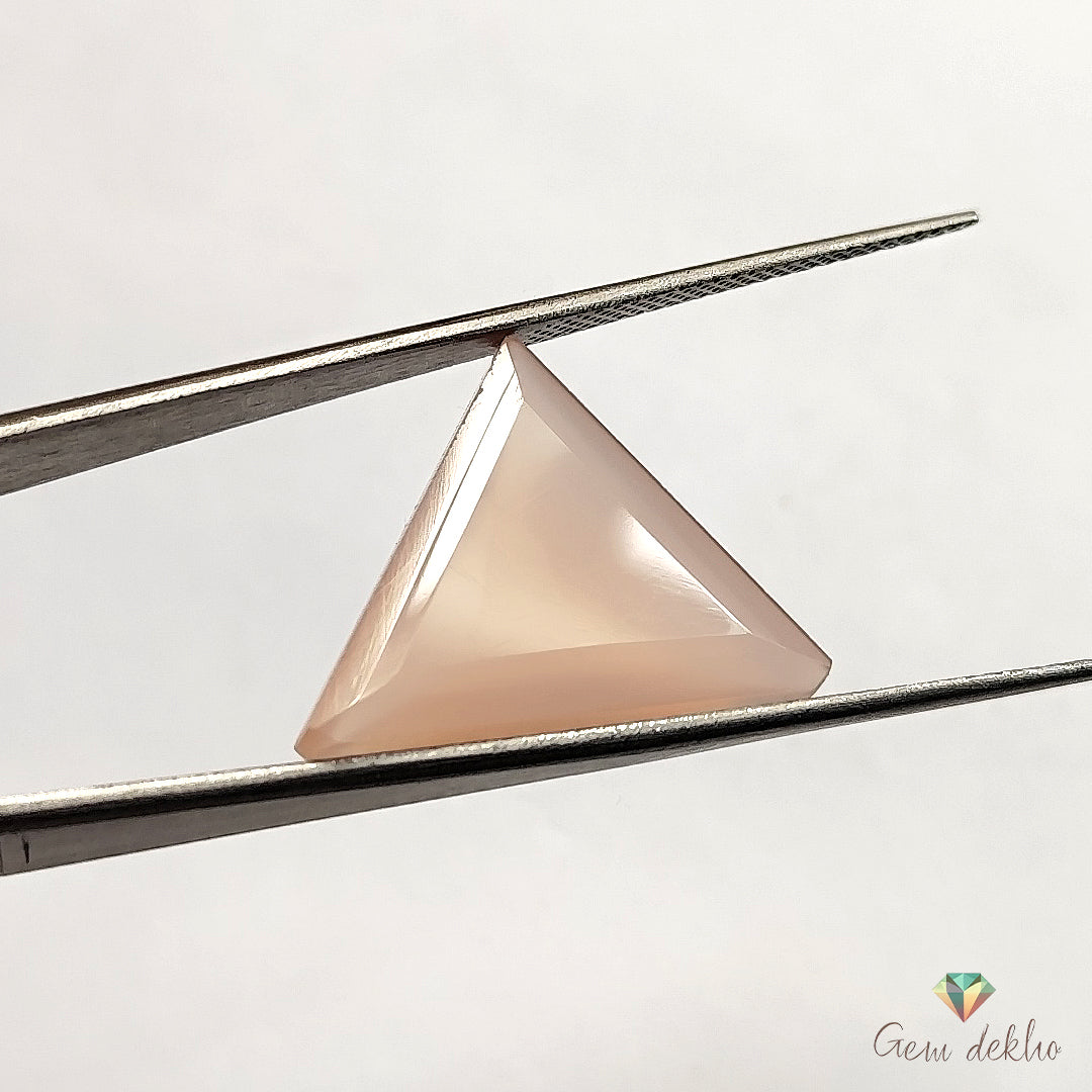 Rose Quartz Onyx Cut Pair 20×19MM 24.60 Cts.