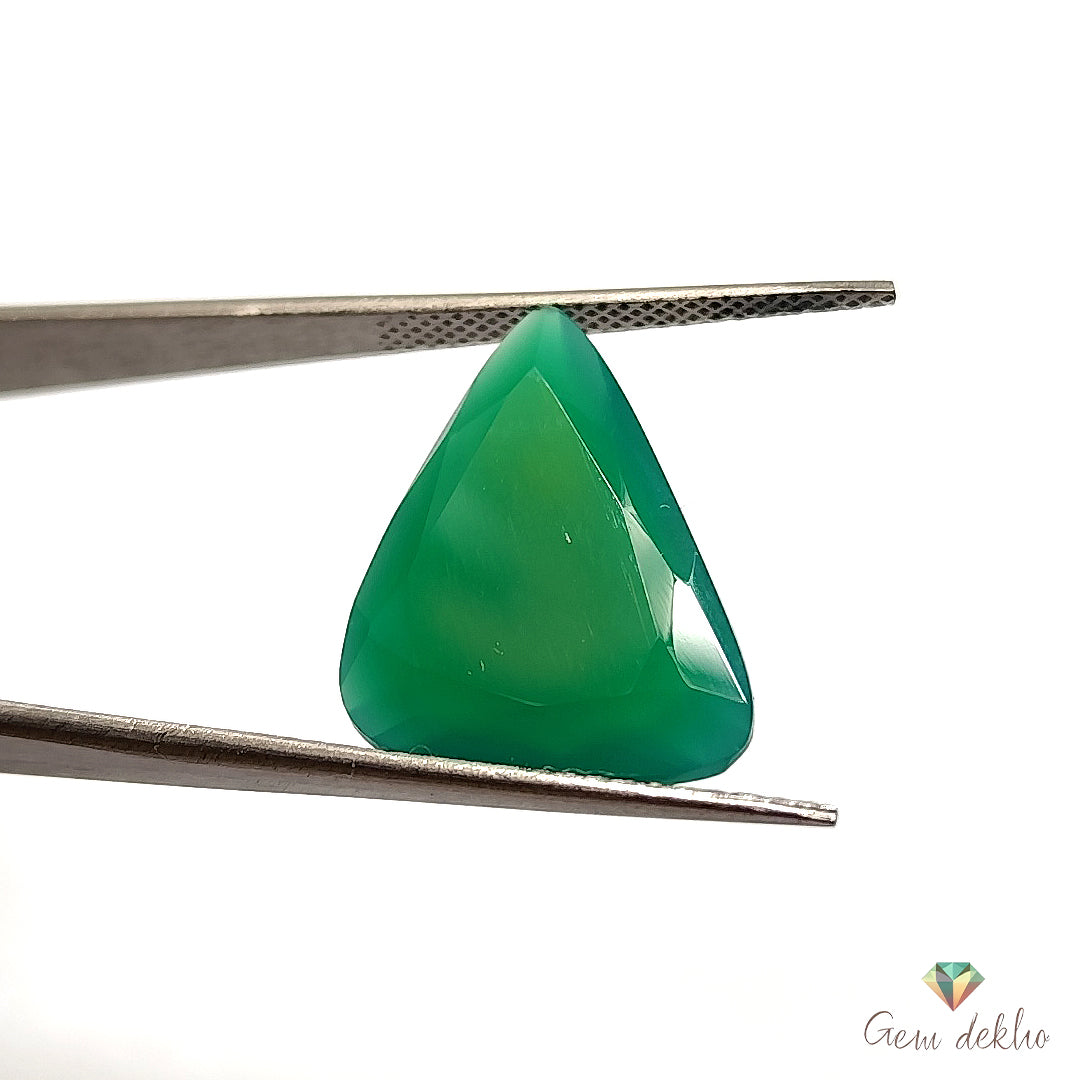 Green Onyx Cut Pair 20x15MM 16.40 Cts.