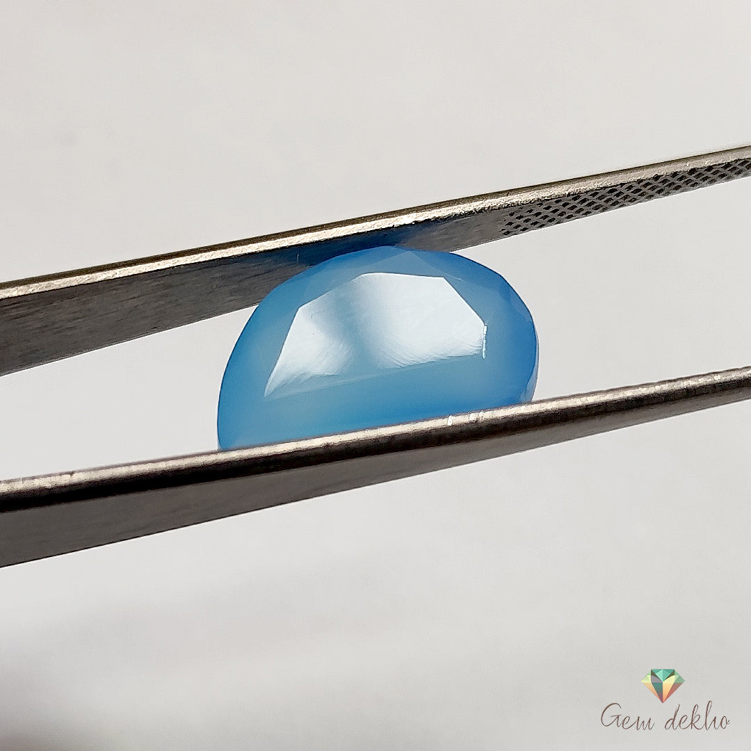 Sky Blue Onyx Cut Pair 16×10MM 13.65 Cts.