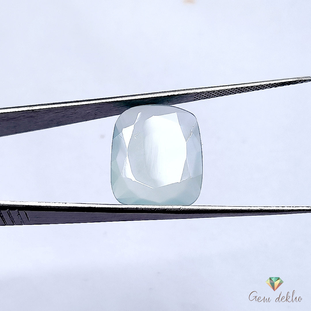 Aqua Onyx Cut Cushion 20×16MM 19.80 Cts.