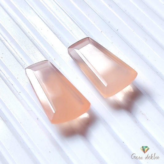 Rose Quartz Onyx 20×12MM 19.75 Cts.