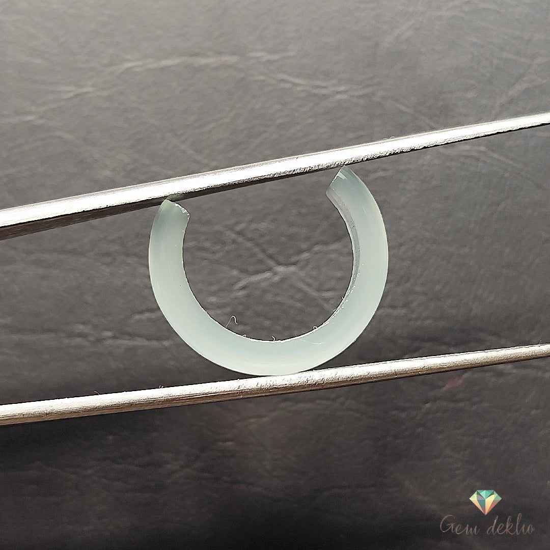 Onyx Tube Round Hoop 18×4MM 4 Cts.