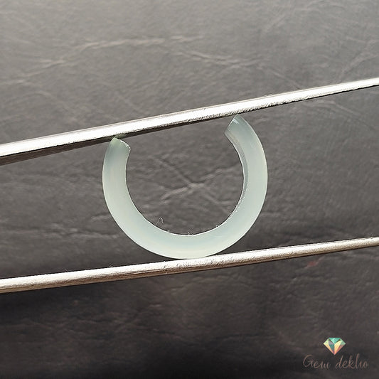 Onyx Tube Round Hoop 18×4MM 4 Cts.