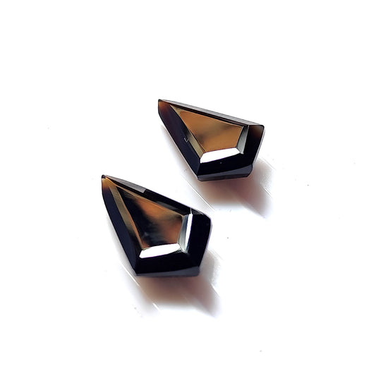 Black Onyx Cut Pair 21×12MM 14 Cts.