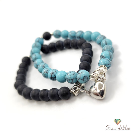 Fashion Frill Magnetic Couple Bracelets
