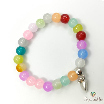 Colorful Heart Magnetic Couple Bracelets