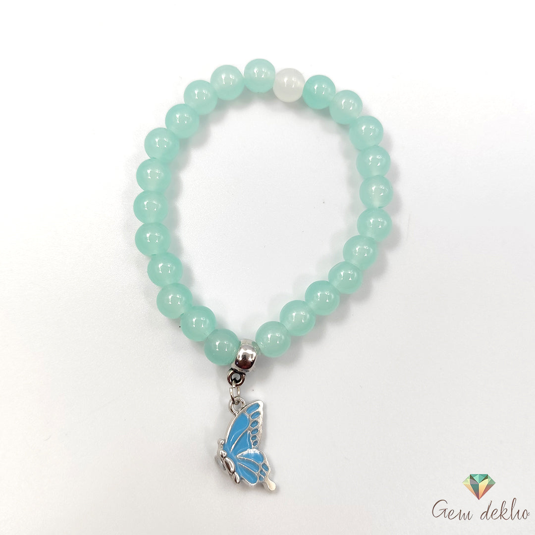 Butterfly Charm Magnetic Couples Bracelet