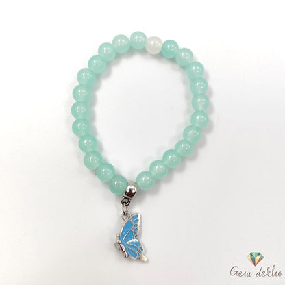 Butterfly Charm Magnetic Couples Bracelet