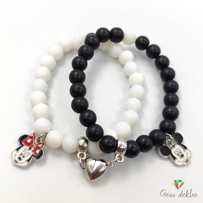 Love Charm Magnetic Couples Bracelet