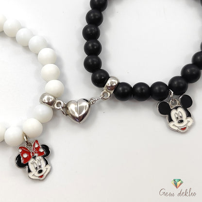 Love Charm Magnetic Couples Bracelet