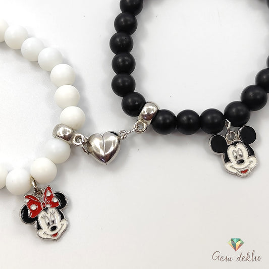 Love Charm Magnetic Couples Bracelet