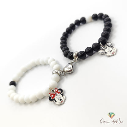 Love Charm Magnetic Couples Bracelet