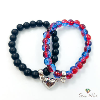 Colorful Love Charm Magnetic Couple Bracelets