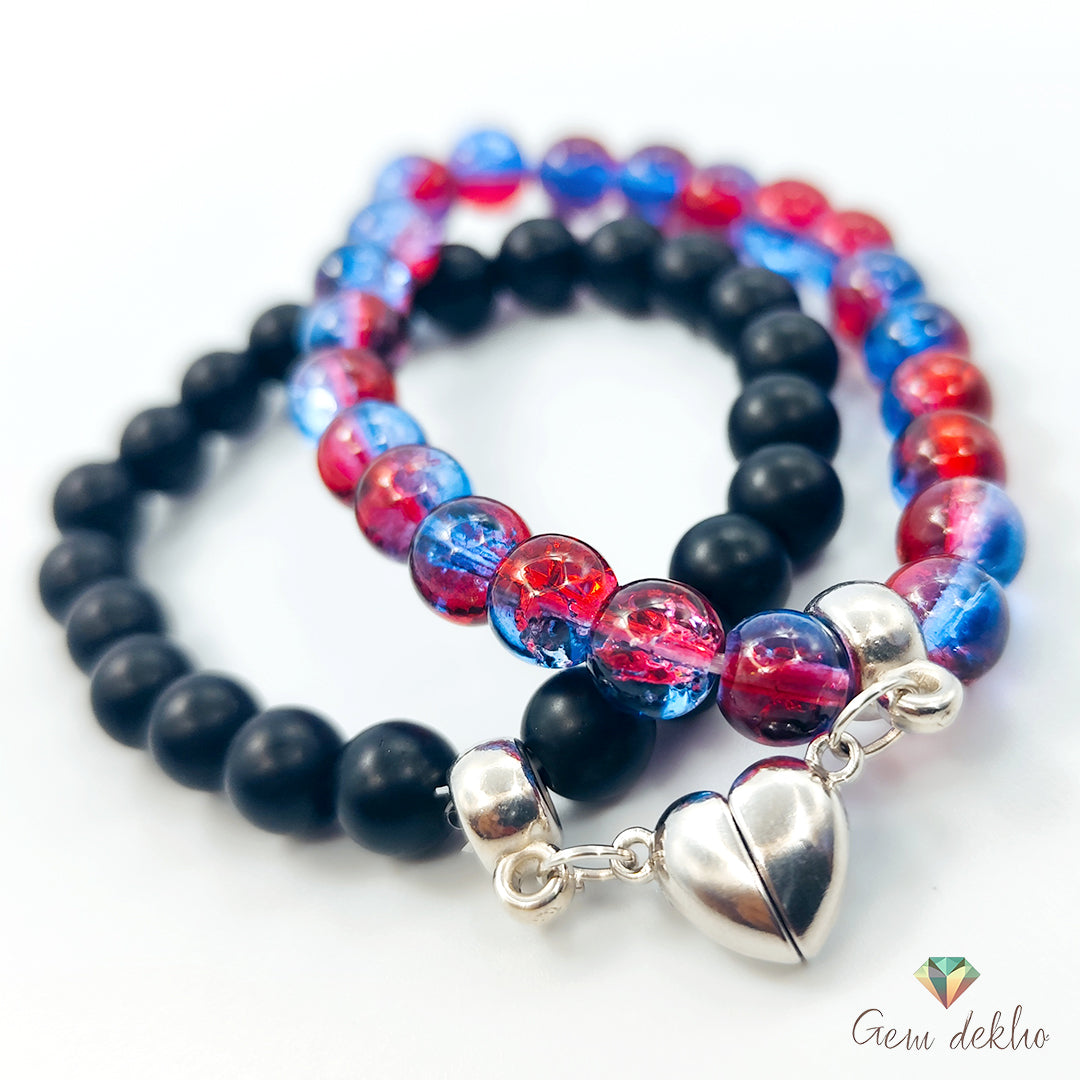 Colorful Love Charm Magnetic Couple Bracelets