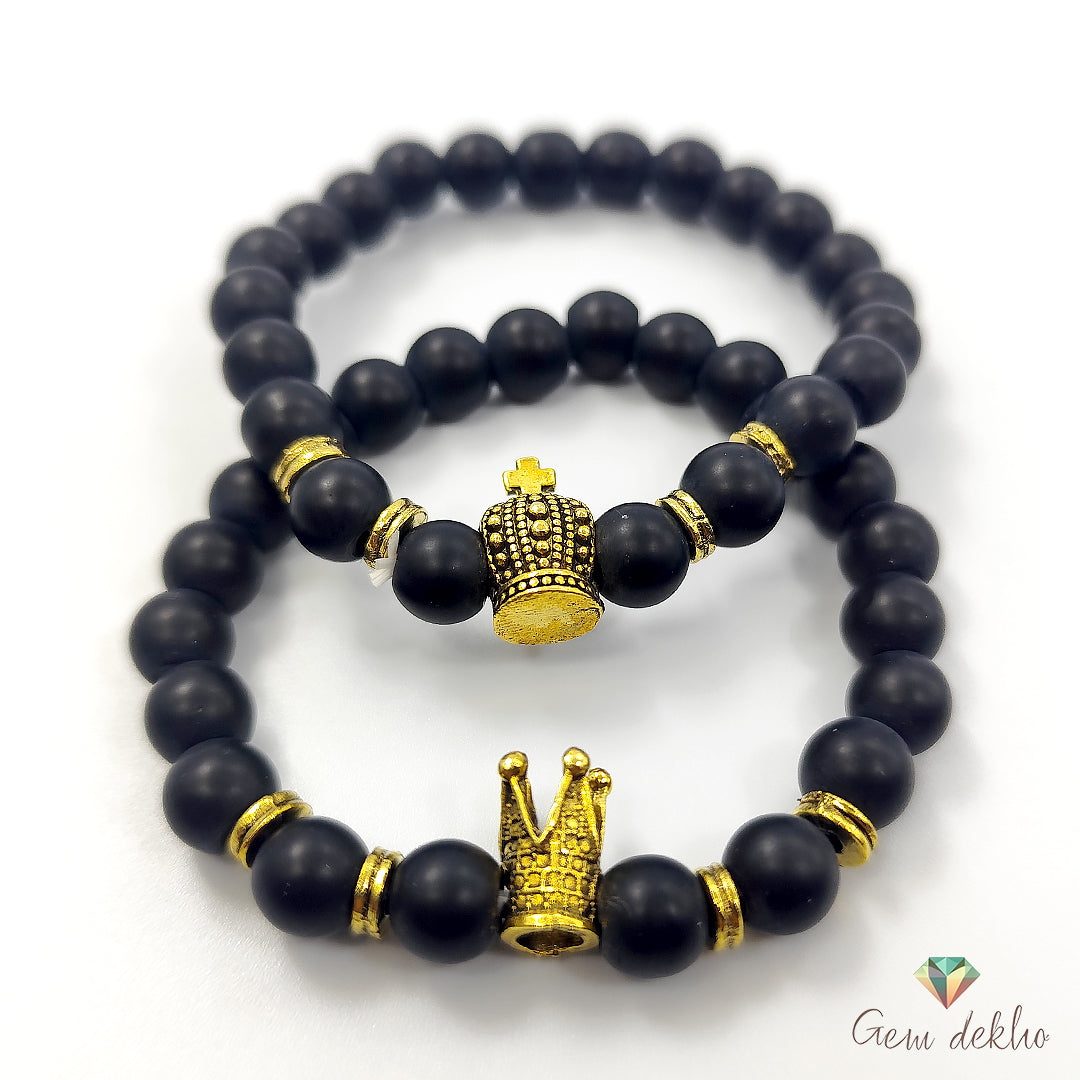 King & Queen Couples Bracelet Set