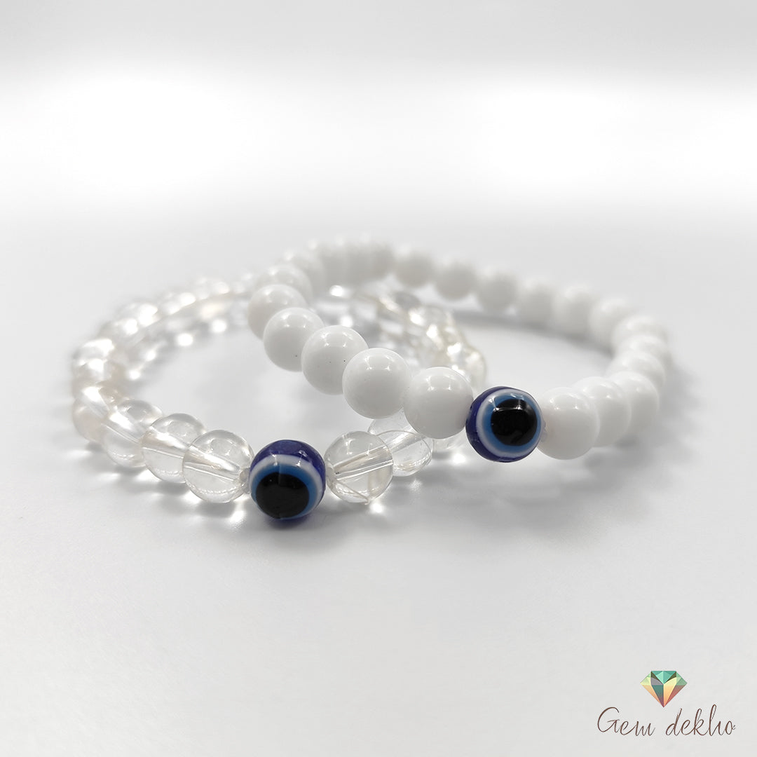 Evil Eye Protection Bracelet Pair