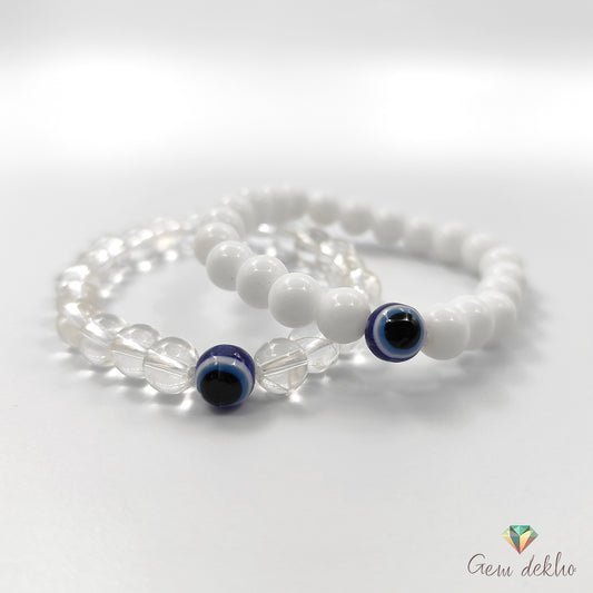 Evil Eye Protection Bracelet Pair