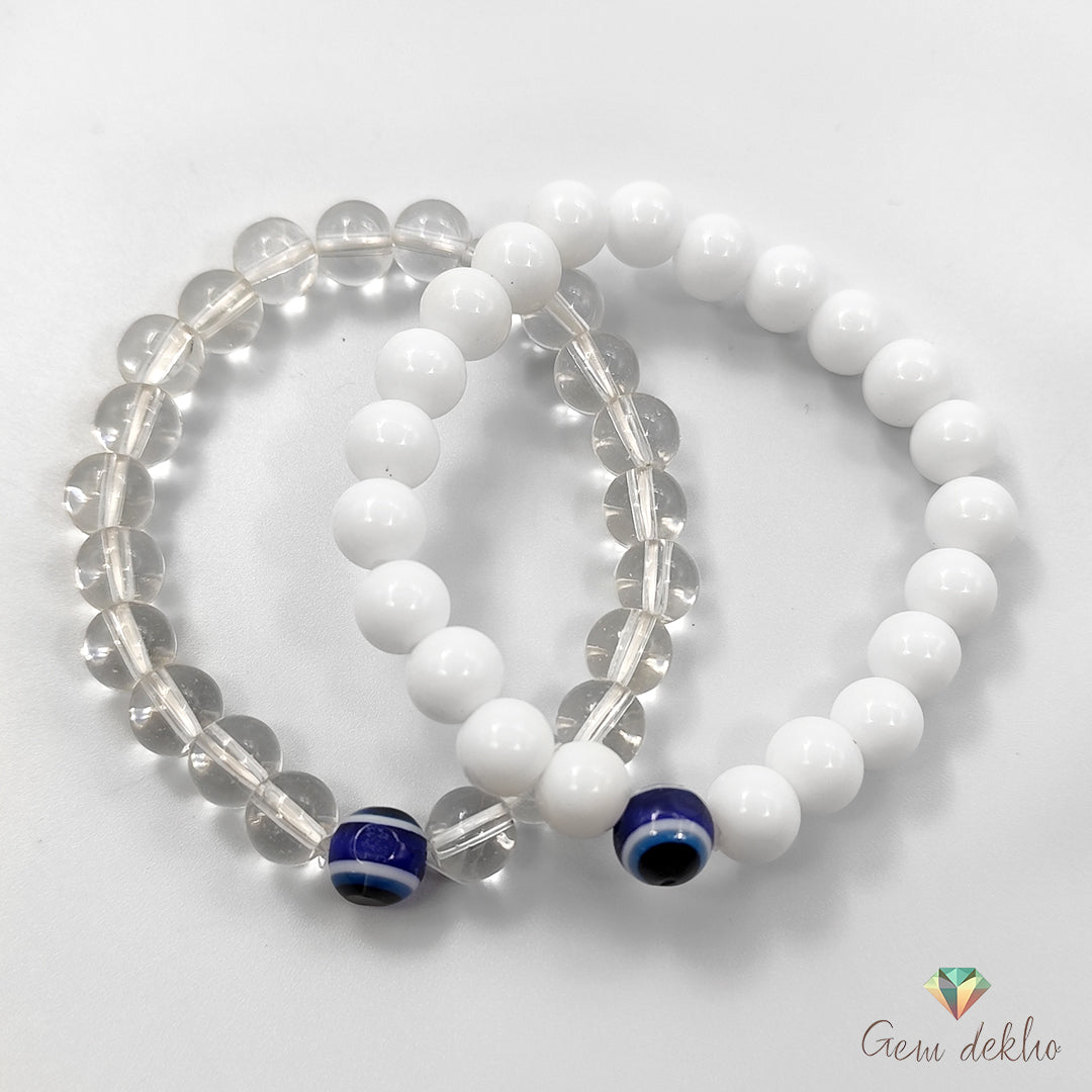Evil Eye Protection Bracelet Pair