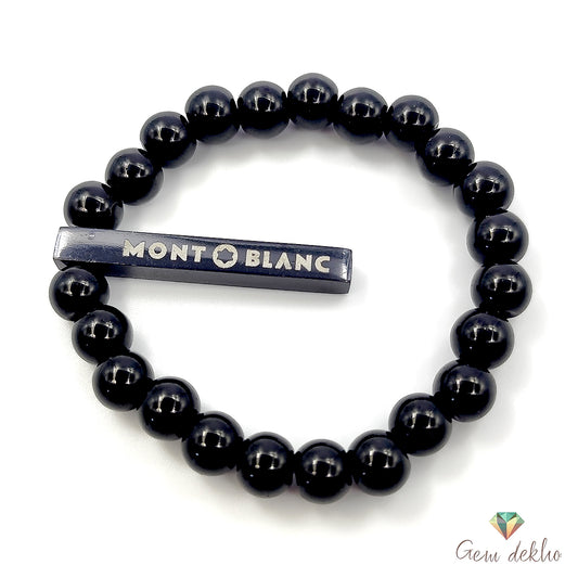 Unisex Black Charm Beads Bracelet