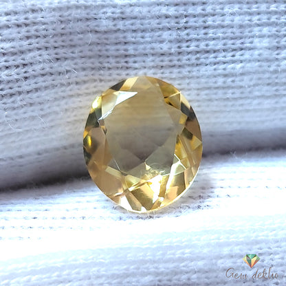 Citrine Oval Faceted Cut Stone 12×10MM 3.10 Cts.