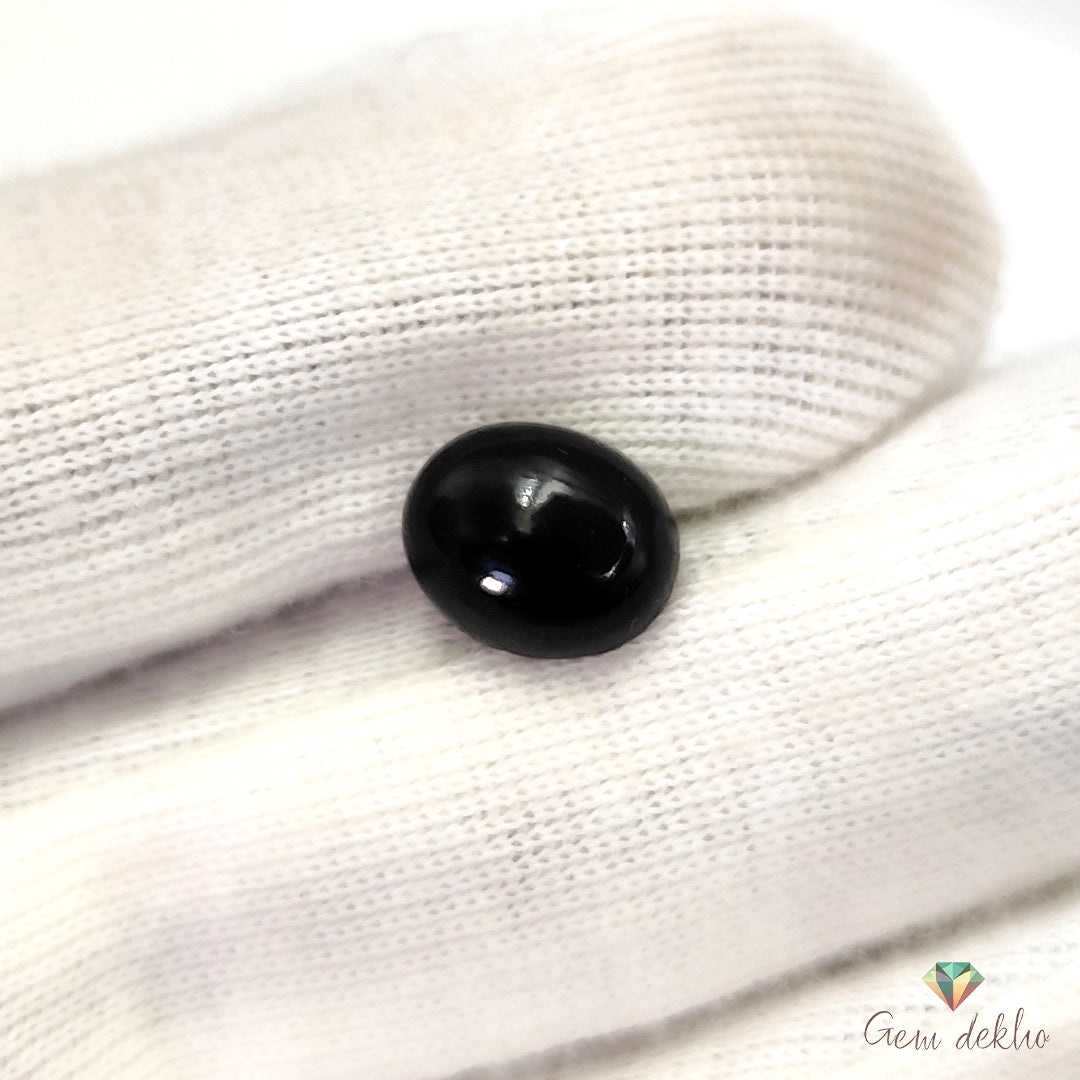 Black Onyx Cab Piece 11×9MM 3.8 Cts.