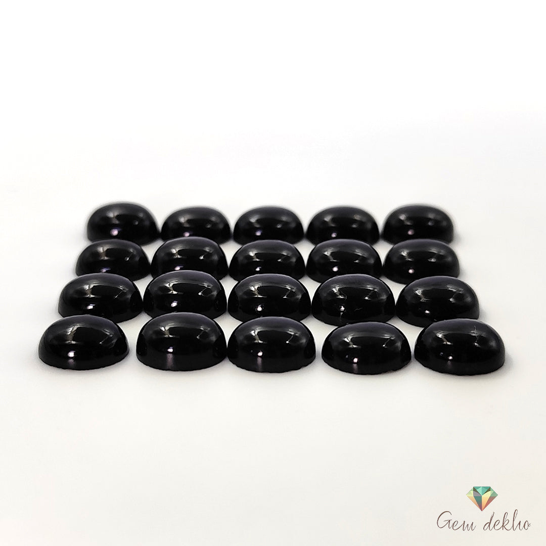 Black Onyx Cab Piece 11×9MM 3.8 Cts.