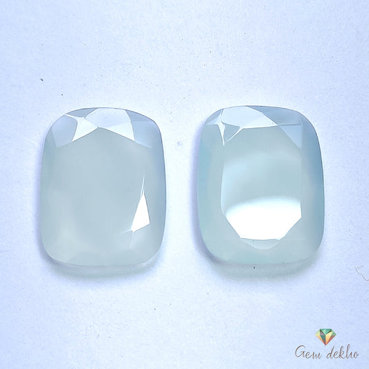 Aqua Onyx Cut Cushion 20×16MM 19.80 Cts.