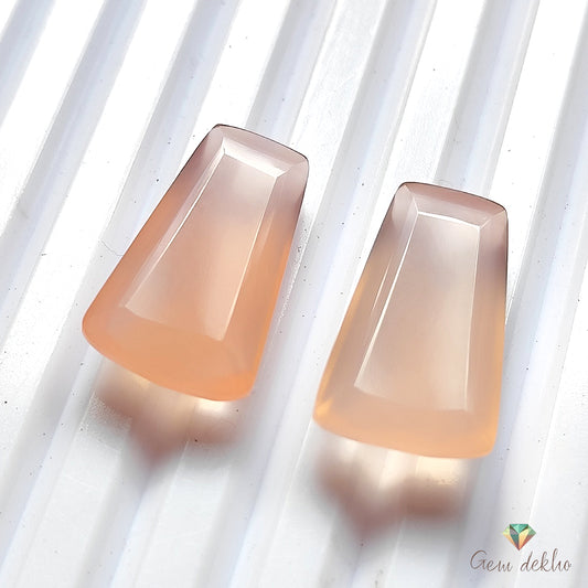 Rose Quartz Onyx 20×12MM 19.75 Cts.