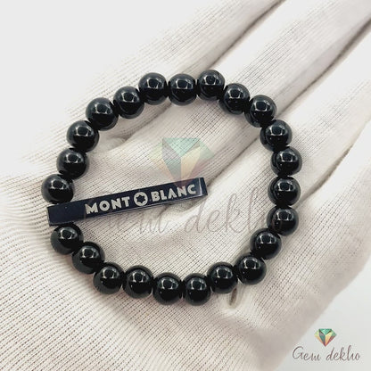 Unisex Black Charm Beads Bracelet
