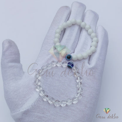 Evil Eye Protection Bracelet Pair