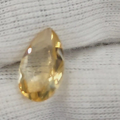 Citrine Pear Faceted Cut 13×8MM 2.50 Cts.