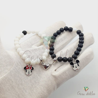 Love Charm Magnetic Couples Bracelet