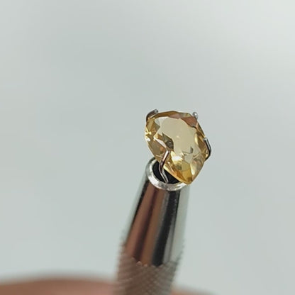 Citrine Pear Faceted Cut Stone 8×5MM 0.60 Cts.