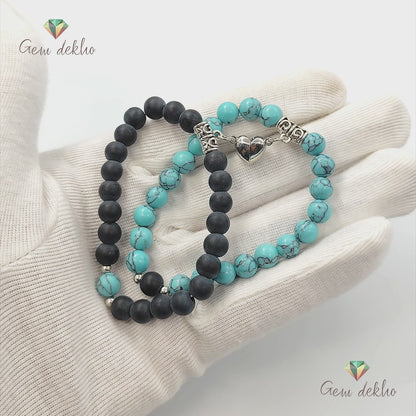 Fashion Frill Magnetic Couple Bracelets