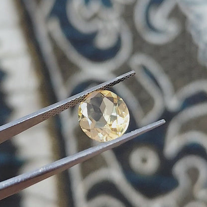 Citrine Oval Faceted Cut Stone 12×10MM 3.10 Cts.