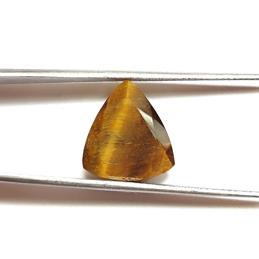 Tiger Eye Triangular Cut Pair 15×18MM 12 Cts.