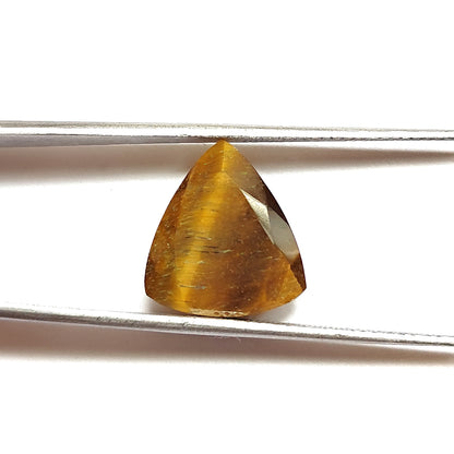 Tiger Eye Triangular Cut Pair 15×18MM 12 Cts.