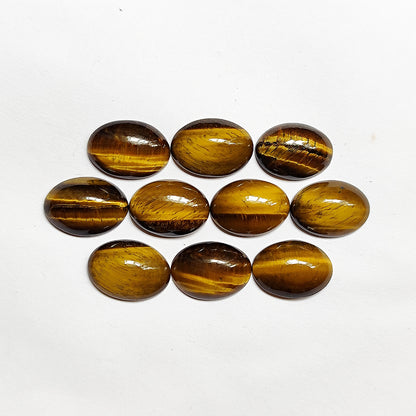 Tiger Eye Oval Cabochon 18×13MM 9.1 Cts.