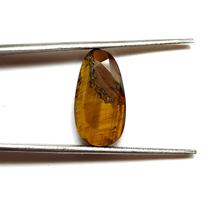 Tiger Eye Triangular Cut Pair 18×9MM 12.5 Cts.